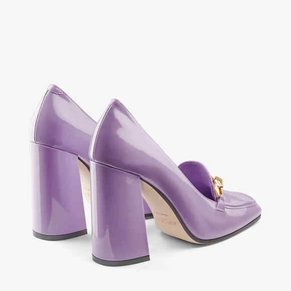 NIB Jimmy Choo Diamond Tilda Chain Loafer Pumps Size 11B - Picture 2 of 4